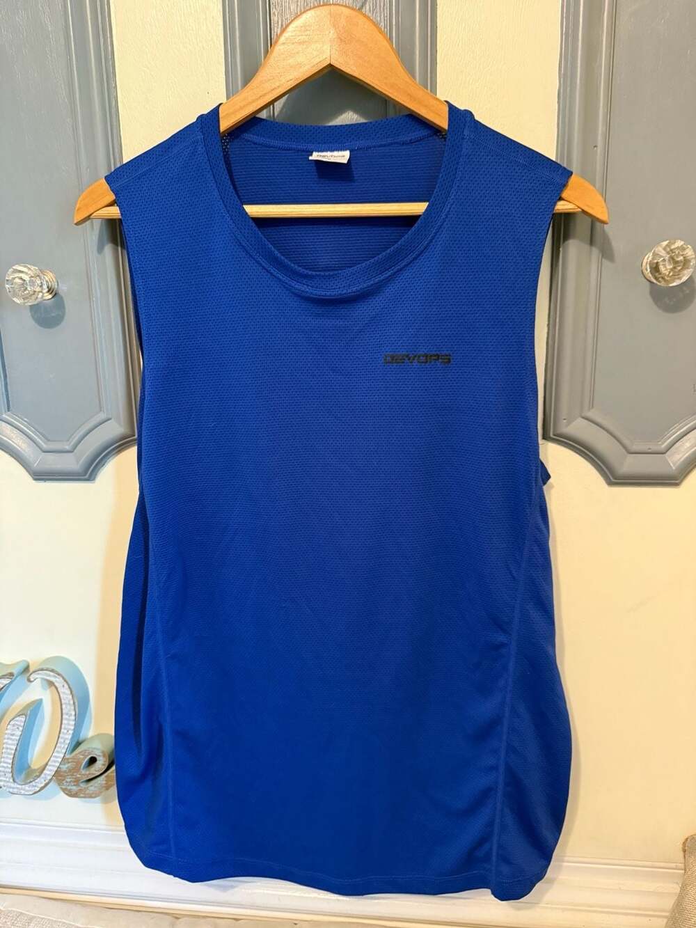 Devops Men's Performance Dri-Fit Sleeveless Muscle Tank Top